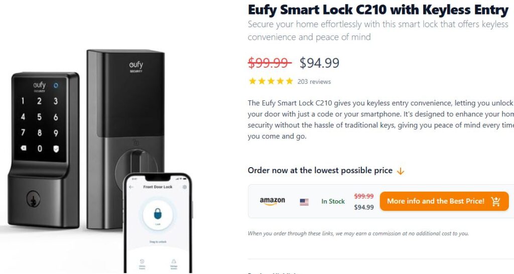 Eufy C210 Smart Lock