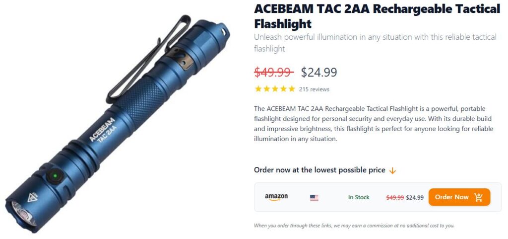 RechargeableTacticalFlashlight