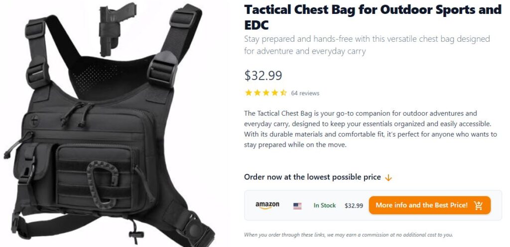Tactical Chest Bag