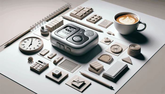 Personal alarm device with durable, long-lasting battery and clear life indicator for emergencies.